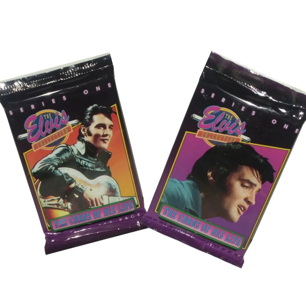 1992 Elvis Presley The Elvis Collection Series 1 Trading Cards (2 Packs)